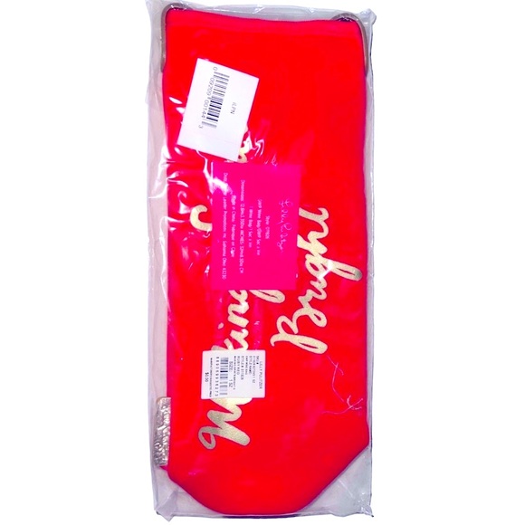 LILLY PULITZER Gift Bag Insulted Wine Tote Ruby Red “Making Spirts Bright” NWT - Picture 5 of 8